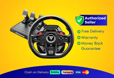 Thrust Master PlayStation Force Feedback Racing Wheel and Pedal Set | Brand New | Warranty | FREE