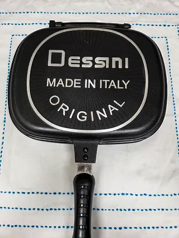 Double Sided Grill Pan ( Black Colour )  Non Stick Coating Layer