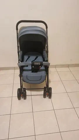 Lightweight Blue Baby Stroller - Good Condition-Babyhug