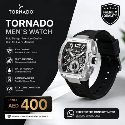 ⌚ Tornado Watch for Sale – Excellent Condition | AED 400