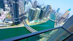 3BR+Maids - Canal & Multiple Views - Noora Tower - Furnished & High Floor.