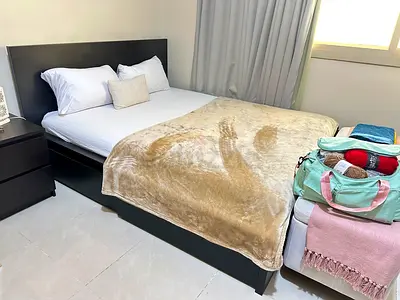Queen Size Ikea Full Bedroom Set, comes with one bedside draws, mattress from ikea and also draws un