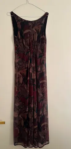Desigual SOHO Animal Print Mesh Wide-Leg Jumpsuit – Size S