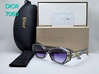 Sunglasses with Case - Grey Frames, Gradient Lenses
