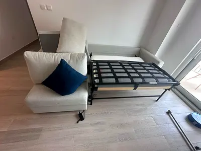 Ikea vimle L shape sofa bed with mattress