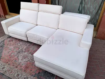 West elm Recliner Sofa Beige Excellent condition