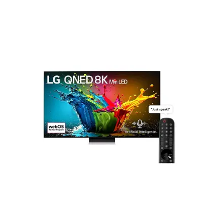 New LG TV 75-Inch QNED MiniLED 8K Smart TV 75QNED99T6B with Box