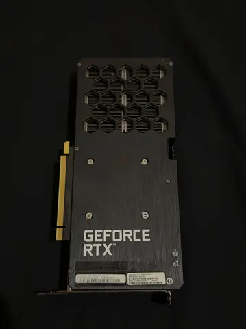 NVIDIA GeForce RTX 3060 12 gb graphics card - backplate shown, used