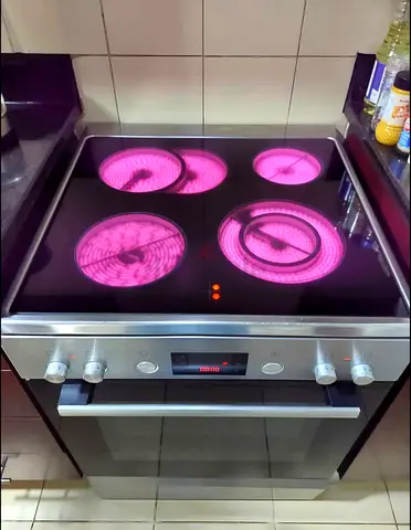 Bosch series freestanding electric cooking range 60x60 cm 4hobs stove stainless steel body