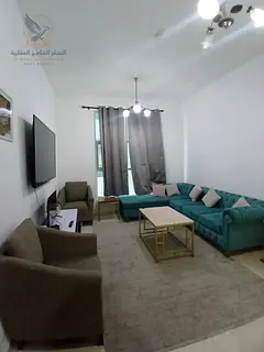 Furnished one-bedroom apartment in City Tower, Khalifa Street, near Safeer Mall and opposite Grand M