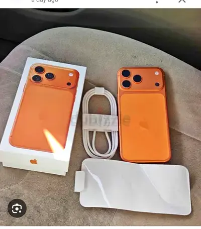 Apple iPhone (Orange) with Box & Charger - Good Condition