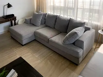 The one Kingston L shape sofa Grey