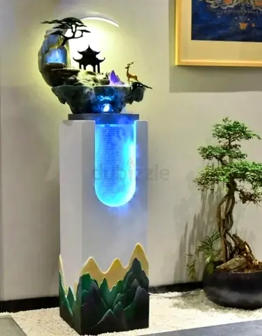 loor Water Fountain Modern Fountain, Atomized Circulating Water Fountain