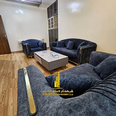Luxury two-bedroom super deluxe apartment with sea view in Ajman - Al Rashidiya 1 - Oasis Towers - furnished, available for monthly rent