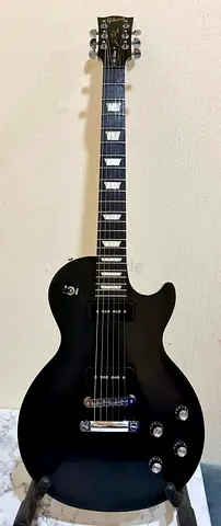 2012 Gibson USA Les Paul 50s Tribute in Satin Black - P90 Electric Guitar