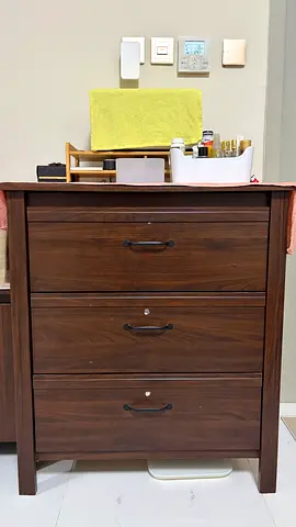 Ikea chest of drawers (wooden drawer). Can be used for dressing table, storing things in bedroom etc