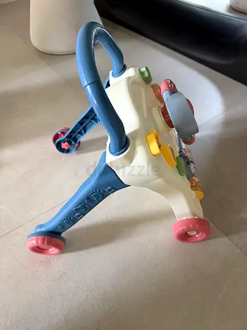 Baby walker activity push toy with interactive buttons - good condition