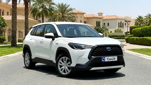 AED 945/m | 0 DP | Free 1 Month Warranty | Service History | TOYOTA COROLLA CROSS HYBRID 2023