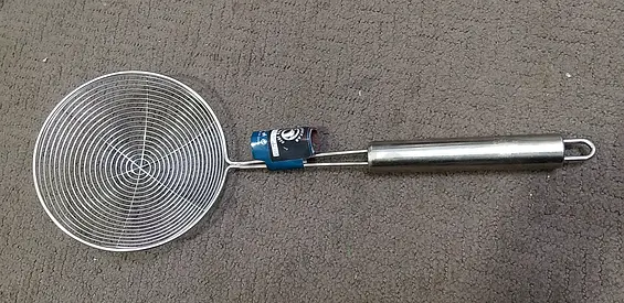 Stainless Steel Deep Fry Skimmer / Strainer - Good Condition