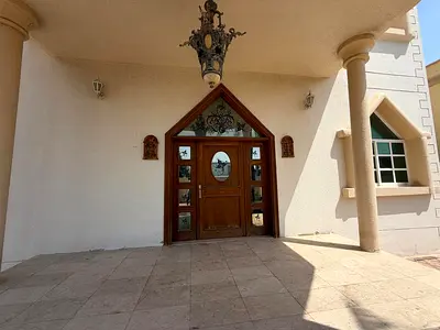 **5-Bedroom Villa with Living Room & Majlis for Annual Rent in Al Falaj, Sharjah – Garden, Central AC, Large Balcony & Open View