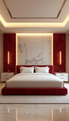 Customised Modern Velvet Bed