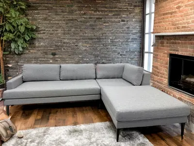 Excellent perfect condition west elm sectional sofa