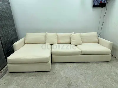 Excellent condition crate&barrel corner sofa