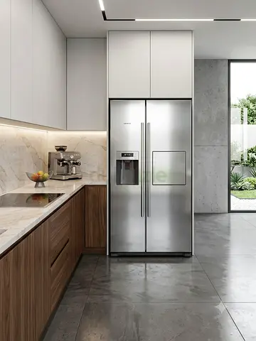 Samsung Latest Model Side-by-Side Refrigerator Freezer – Silver Colour