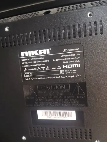 Nikai 32" LED TV - Good Working Condition Smart TV