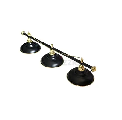 3 Shades Billiard Lamp Black