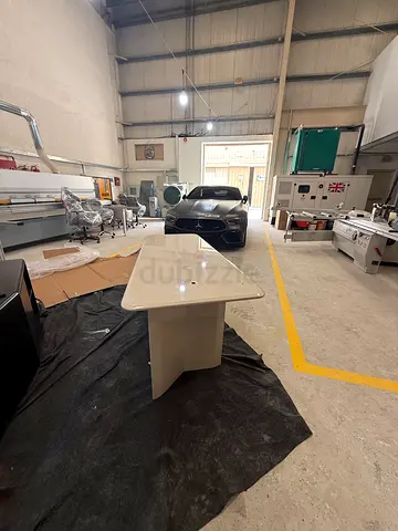 Factory-grade metal workbench/table in good condition