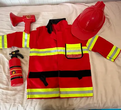 Fire chief role-play costume