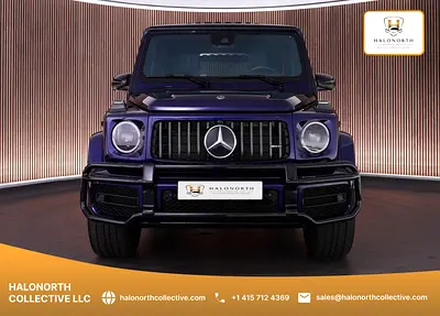 2024 Mercedes-AMG G 63 | 4.0L V8 Biturbo | 585 HP | 5,067 KM | Mystic Blue Bright