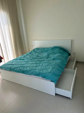 Ikea king size bed with mattress available in perfect condition