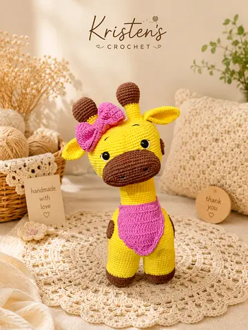 Handmade amigurumi doll