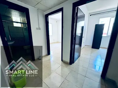 Parking Free//,, 1BHK Apartment with Balcony and Close Hall ,, Just 32k ,, Closed To Masriq Bank Qasmia Nad