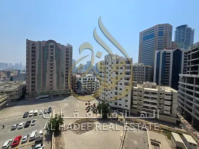 3BR furnished apartment in Al Majaz 2, Sharjah. Balcony, appliances & free parking. AED 70K/year, 4 payments.