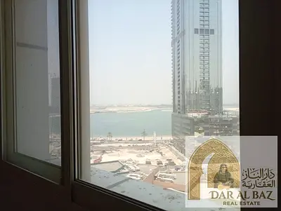 Two-bedroom apartment for annual rent in Al Taawun, Sharjah | Excellent space | Sea view | Balcony | Built-in wardrobes | 2 bathrooms
