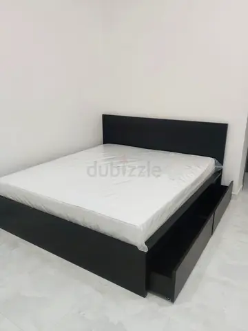 IKEA Malam king size bed 180/200cm with 2 storage drawers underneath and Ikea mattress is available
