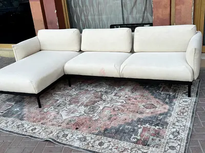Almost brand new IKEA Applyard L Shape Sofa Beige
