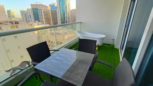 Furnished 3BR | Al Fahad Tower 2 | City Views