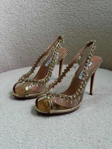 Aquazzura Temptation Crystal sandals
