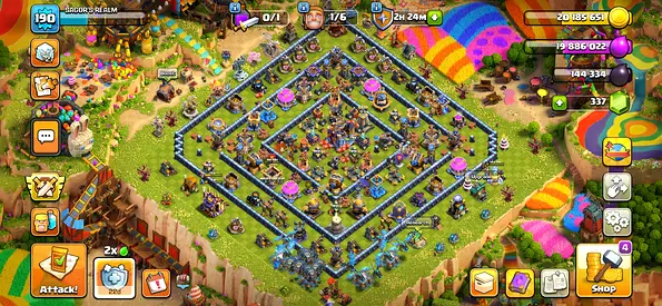 CLASH OF CLANS TOWN HALL 18 FOR SALE