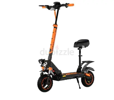 Kugoo - D11 Plus Electric Scooter - Black and Orange