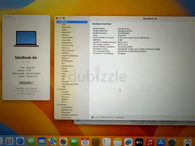 Apple MacBook Air M1 | New | 1 Year Apple Warranty | Not activated | 100% Battery Health