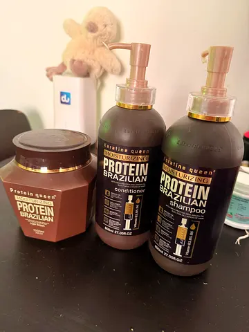 Protein Queen Brazilian Hair Care Set - Shampoo, Conditioner & Mask