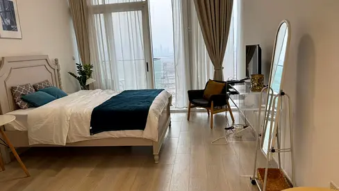 furnished studio I Bills Including I High Floor I Burj Kahlefa Views