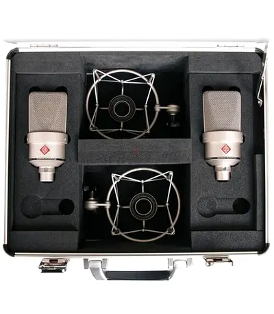 Neumann TLM 103 Stereo Set Large Diaphragm Pair Microphone with Aluminum Carrying Case and Shockmoun