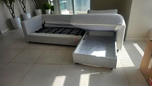 Top Quality ikea vimle L shape sofa bed with mattress