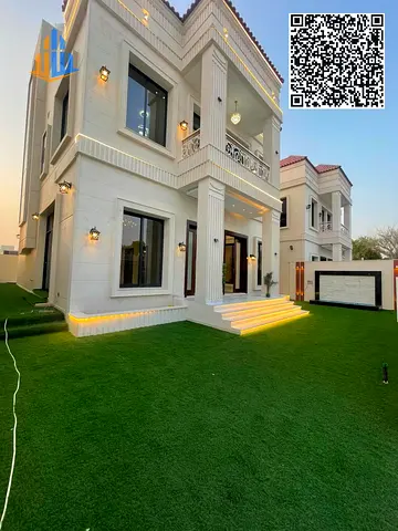 فيلا بسعر خيال  للبيع في الحليو 1 – عجمان | 4 غرف ماستر | أرضي + أول + روف | تشطيب فاخر تشطيب فاخر ومرتب